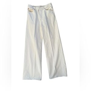 Levi’s Ribcage Wide Leg Jeans - Off White size 28